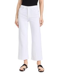 7 For All Mankind - Cropped Alexa Jeans With Cut Hem - Lyst
