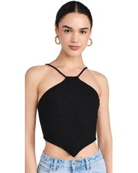 LNA - Na Ey Doube Ayer Ribbed Top Back - Lyst