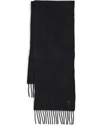 Ami Paris - Wool Scarf - Lyst