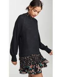 Free People Opposites Attract Mini Dress - Black