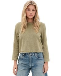 RE/DONE - Long Sleeve Boxy Tee - Lyst