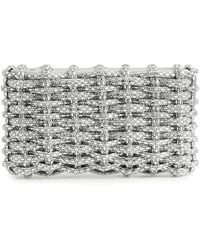Jonathan Simkhai - Morgan Woven Rhinestone Clutch - Lyst