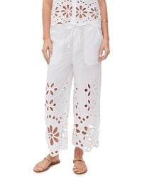Splendid - Emma Eyelet Pants - Lyst