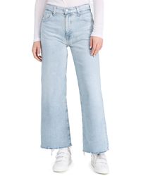AG Jeans - Saige Wide Leg Crop Jeans - Lyst