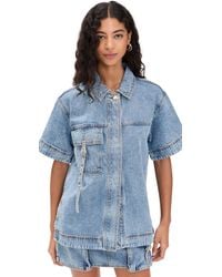 Aje. - Juno Denim Shirt - Lyst