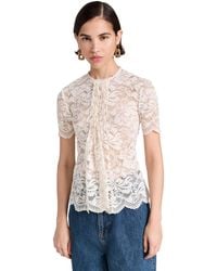 Rabanne - Mini Lace Top - Lyst
