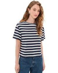 Le Jean - Linen Poppy Tee - Lyst