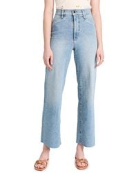 FAVORITE DAUGHTER - The Mischa Super High Rise Wide Leg Ankle Jeans - Lyst
