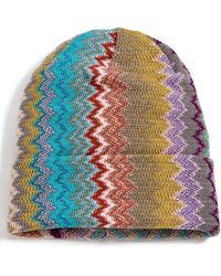 Missoni - Striped Beanie - Lyst