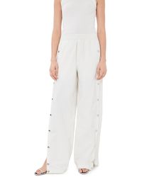 Tibi - Nylon Snap Pull On Joggers - Lyst