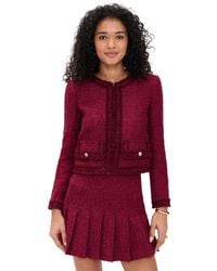 Alice + Olivia - Landon Cropped Box Jacket - Lyst