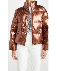 Scotch & Soda Padded Metallic Puffer - White