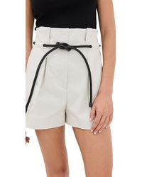 3.1 Phillip Lim - Origami Shorts With Belt - Lyst