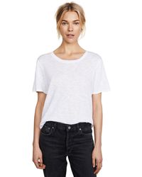 Splendid - Slub Crew Tee - Lyst