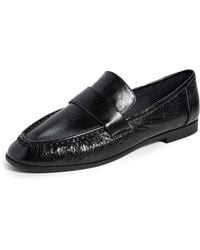 Black Suede Studio - Arrow Loafers - Lyst