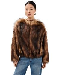 Halfboy - Short Eco Fur Coat - Lyst