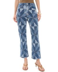 Veronica Beard - Dylan Ankle High Rise Straight Leg Jeans - Lyst