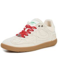 Ganni - 08 Canvas Raw Edge Sneakers - Lyst