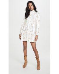 Free People Petit Fours Mini Dress - White