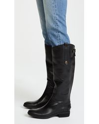 penny leather riding boot