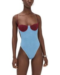 Oséree - Lumiere Bicolor Balconette Maillot One Piece - Lyst