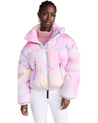 Goldbergh - Lumina Abstract-pattern Recycled-polyester-down Jacket - Lyst