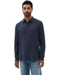 Vince - Double Face Long Sleeve Shirt - Lyst