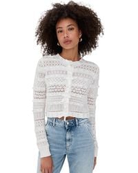 LoveShackFancy - Roselline Cardigan - Lyst