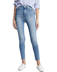 DL1961 - Chrissy Ultra High Rise Skinny Jeans - Lyst