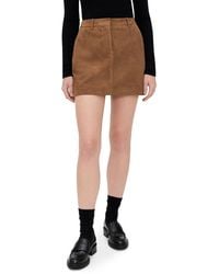 Theory - Mini Trouser Skirt - Lyst