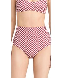 The Great - The Reversible Mid Rise Bikini Bottoms - Lyst
