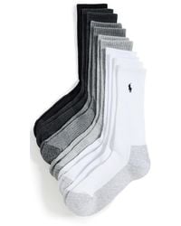 Polo Ralph Lauren - Performance Crew Socks 6 Pack - Lyst