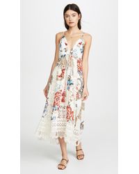 FARM Rio Romantic Floral Mini Dress - White