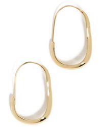 Shashi - Mia Wave Hoop Earrings - Lyst