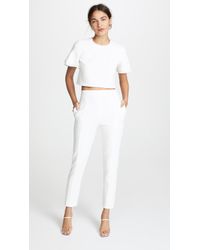 Black Halo Syon 2 Piece Jumpsuit - White