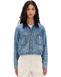 Denimist - Cropped Chore Jacket - Lyst