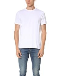 Vince - Short Sleeve Pima Crew Neck Tee - Lyst