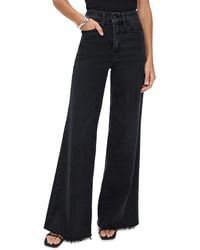 GOOD AMERICAN - Soft Tech Good Waist Palazzo Jeans - Lyst