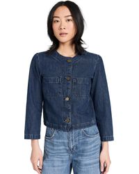 FRAME - Frae Coare Button Front Jacket Ceopatra - Lyst