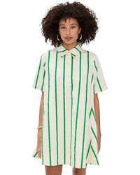 English Factory - Striped Kaftan Mini Dress - Lyst
