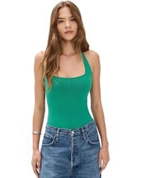 Fleur du Mal - Sofia Thong Bodysuit - Lyst