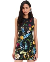 green emerald velvet dress alice + olivia Women's Lucy Short Sleeve Mini Shirt Dress with Tie Belt,  Gilded Rose, 0 at Amazon Women's Clothing store