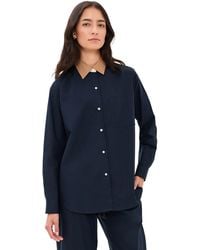 Leset - Yoshi Contrast Classic Button Down Shirt - Lyst