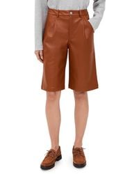 Le Bos - Jade Faux Leather Shorts - Lyst