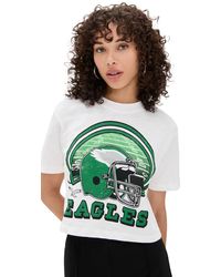 Junk Food - Eagles Game Time Mn Crop Tee - Lyst