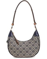 Tory Burch - T Monogram Crescent Bag - Lyst