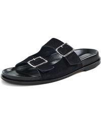 Aeyde - Meena Suede Cow Leather Sandals - Lyst