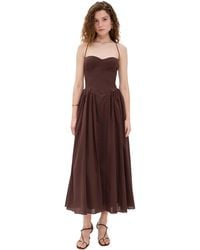 Bardot Estie Cotton Maxi Dress in Black | Lyst