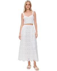 Saylor - Rella Embroidered Skirt Set - Lyst