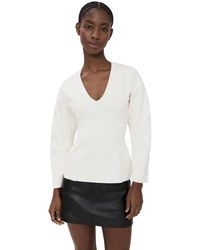 Wardrobe NYC - Wardrobe. Nyc Matte V Neck Sweater - Lyst